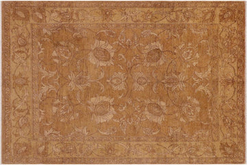 handmade Traditional Kafkaz Chobi Ziegler Brown Tan Hand Knotted RECTANGLE 100% WOOL area rug 9 x 12